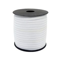   Paracord zsinór 4 mm fehér (12). Ejtőernyő vagy ruhazsinór.  25 m/orsó. 