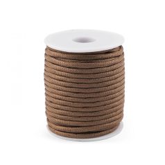   Paracord zsinór 4 mm közép barna (15) Ejtőernyő vagy ruhazsinór. 25 m/orsó. 