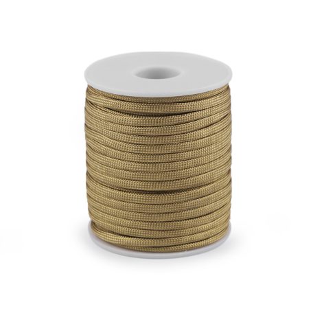 Paracord zsinór 4 mm óarany (36) Ejtőernyő vagy ruhazsinór. 25 m/orsó. 
