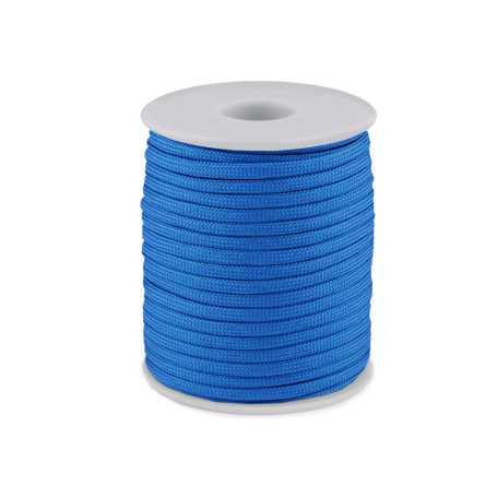 Paracord zsinór 4 mm capri kék színű (39 ) Ejtőernyő vagy ruhazsinór. 25 m/orsó. 