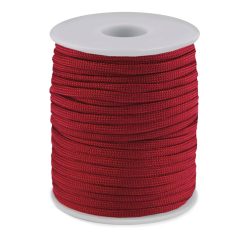   Paracord zsinór 4 mm bordó színű (19) Ejtőernyő vagy ruhazsinór. 25 m/orsó.  Burgundy színű ruhazsinór. 