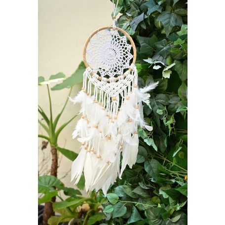 Bambusz karika 15 cm, álomfogó vagy táskafül, esküvői dekorációs kellék. 1 pár.