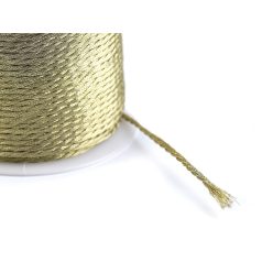   Arany lurex sodrott zsinór 1,5 mm díszkötöző. 30 méter/orsó. 