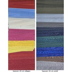   Varrható tépőzár csíkok többféle színben 20 mm széles 20 cm hosszú  1 pár.