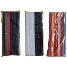   Varrható tépőzár csíkok mix. 20 mm széles 20 cm hosszú 25 pár . Világos, sötét és fekete-fehér mix. Vegyes csomagolásban 