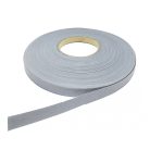 Varrható fényvisszaverő szalag 15 mm ezüst színű felvarrható csík.  5 méter/kiszerelés