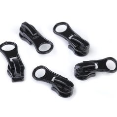 Vízálló cipzárhoz kocsi fekete színben.  (No.7 spirál)