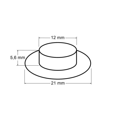 Ringli karika 12 mm, réz alapú, black nikkel.  50 pár / csomag. Dekoratív, elegáns kellék. Rozsdamentes.