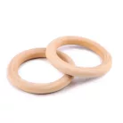 Függönykarika fából, külső 49 mm, belső 32 mm, nem lakkozott, festhető,  natúr világos színű.  ( 10 db/csomag). Fakarika