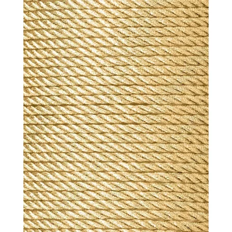 Arany zsinór sodrott  3 mm lurex , 20 yard/orsó (18,6 m) Dekorációs díszítő zsinór