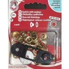 Ringli karika 5,5 mm házilag beüthető kézi aparáttal arany színű, réz alapú KIN Lord  20 db-os,  