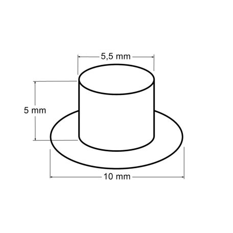 Ringli karika 5,5 mm házilag beüthető kézi aparáttal antikolt színű, rozsdamentes  KIN Lord 20 db-os,  