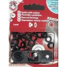 Ringli karika 5,5 mm házilag beüthető kézi aparáttal fekete színű, réz alapú KIN Lord  20 db-os,  