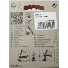 Ringli karika 8 mm házilag beüthető kézi aparáttal nikkel ezüst, KIN Lord 10 db-os, 