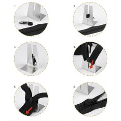   Cipzárkocsi felhúzó segédeszköz spirál cipzárakhoz. Rt0 - RT10 ( No 3; 4; 5; 8; 10) 