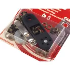Ringli karika 4 mm antik színű  házilag beüthető kézi aparáttal KIN Lord 20 db-os, 