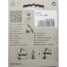 Ringli karika 4 mm arany színű  házilag beüthető kézi aparáttal KIN Lord 20 db-os, 