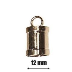   Zsinórvégződés záró elem akaszófüllel, 12 mm-es kötélhez.  ( 2 db/csomag)