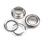 Ringli karika 8 mm, vas alapú, nikkel színű ömlesztett,  5 mm láb. (100 pár/csomag) 