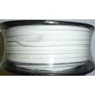 Velúrbőr szál, 3 mm x 2 mm szögletes, ecobőr nem fényezett, többféle színben;  30 méter/orsó 