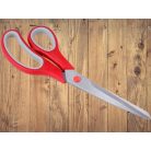 Szabóolló mikrofogas 21 cm, műanyag nyéllel. MARLEN: pontos vágás. 8"-os. Rozsdamentes. Csúcs minőség.