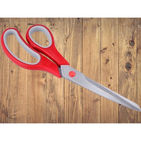 Szabóolló mikrofogas 21 cm, műanyag nyéllel. MARLEN: pontos vágás. 8"-os. Rozsdamentes. Csúcs minőség.