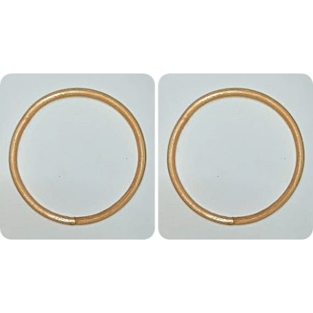 Bambusz karika 20 cm, álomfogó vagy táskafül, esküvői dekorációs kellék. 1 db-tól