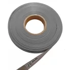 Vasalható fényvisszaverő szalag 20 mm, ezüstszürke. 5 méter/kiszerelés Felvasalható.