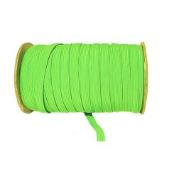 Színes gumipertli 7 mm  neonzöld  színben  (5 méter)
