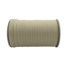 Színes gumipertli 7 mm  világos barna (5 méter)