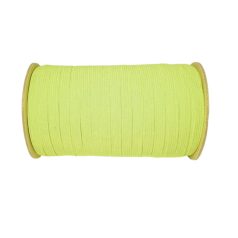   Színes gumipertli 7 mm  neon sárgászöld  színben (5 méter)