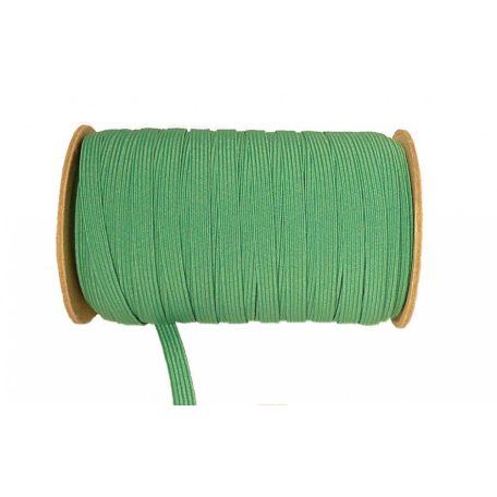 Színes gumipertli 7 mm  középzöld  színű  (5 méter)