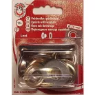 Ringli karika 12 mm házilag beüthető ezüst színű, KIN Lord. Vas anyagú. (10 pár/tálca)
