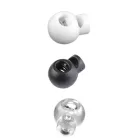 Zsinór szabályozó rugós golyós (egylyukú) max. 4-5 mm-es zsinórhoz, többféle színben. (100 db/cs)