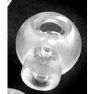 Zsinór szabályozó rugós golyós (egylyukú) max. 4-5 mm-es zsinórhoz, többféle színben. (100 db/cs)
