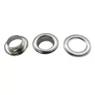 Ringli karika 10 mm, vas alapú, ezüst színű. 100 pár/ csomag 