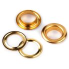 Ringli karika 10 mm, vas alapú, arany színű. 100 pár/ csomag  (10x16x6mm)