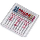 Háztartási varrógéptű Organ COMBI. Jeans, Universal, Strech tűk egy levélen, összesen 10 db  / levél