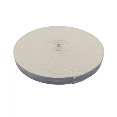 Köpper szalag 20 mm, fehér vagy fekete 100 % pamut, 50 méter . Szegőszalag. (O) 