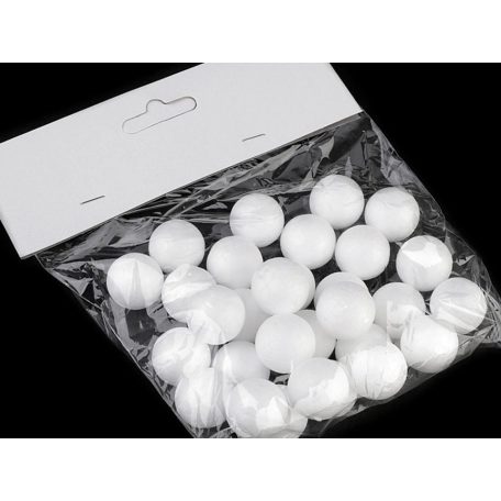 Hungarocell golyó 20 mm 35 db / csomag. Kreatív alap kellék. Polisztirol.