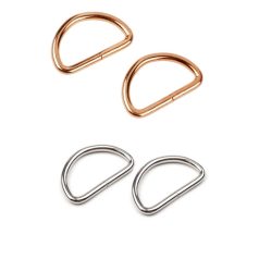   D karika 38 mm arany (rosegold) vagy ezüst színben  20 db/cs. Félkarika. Alap kellék.