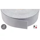 Varrható  fényvisszaverő tűzálló XM-6011-Malta 50 mm-es biztonsági szalag . Ezüstszürke. 100 x mosható. 2 métertől Certificat-tal