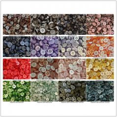 Inggombok, blúzgombok többféle színben  kétlyukas vagy négylyukas