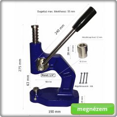 PATENTOZÓ PRÉSGÉPEK, TARTOZÉKOK